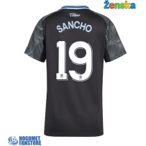 Aston Villa Jadon Sancho #19 Gostujuci Dres za Ženska 2025-26 Kratak Rukav